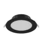Noxion LED Downlight Hera Plat Zwart 9W 900lm - 827-840 CCT | 132mm - Zaagmaat 118mm